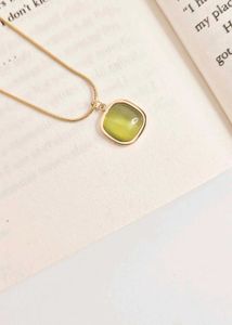 Elegant Square Pendant Necklace