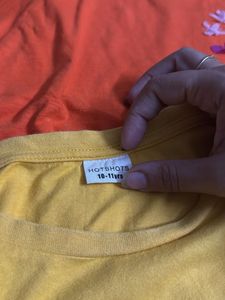 &#39; &#39;Hello Beautiful&#39; Long Sleeve Tee &amp; Orange UCB