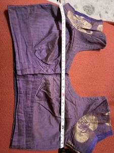 GentlyUsed Mustard and Purple Border SuperNet Sare