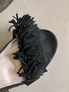 Black High Heels Wedges