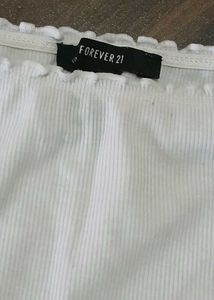 Forever 21 White Bodysuit
