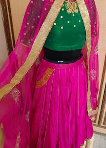 2 poket designer pure silk Lehenga Choli Set 😍