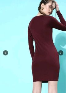 Solid Sweetheart-Neck Sheath Dress