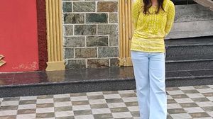 Yellow Short Kurti