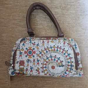 Handmade Warli Art Handbag
