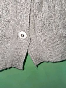 Vintage Sleeveless Knit Cardigan