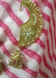 Elegant Gold &amp; Pearl Ear Cuffs