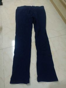 Blue Pant With Flower Design For 10 Year Gir