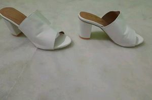 Tan Platform Mules