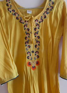 Mustard Kurti