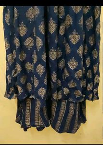 Navy Blue Festive Kurti For Special Occasions