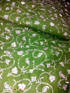 Green Embroidered Saree