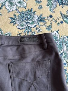 Grey Straight Pants
