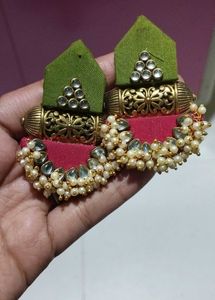 beautiful kundan earings