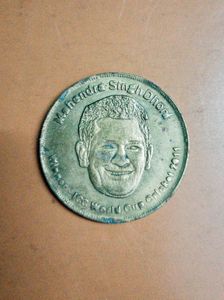 renLimited Edition MS Dhoni Match Toss Coin
