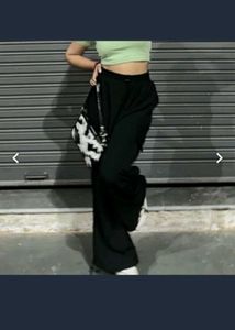 Black Parachute Pant