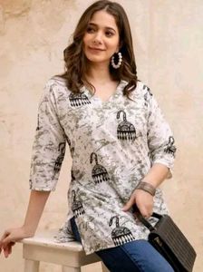 Stylish Printed Kurti Top