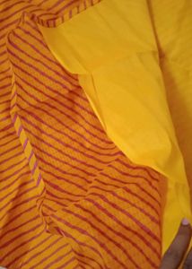 Striped Yellow Kurta