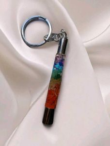 7 Chakra Crystal Keychain