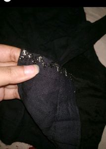 BLACK HALTER NECK BLOUSE