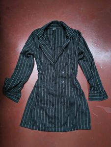 Striped Blazer Dress