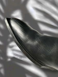 Black Leather Chelsea Boots