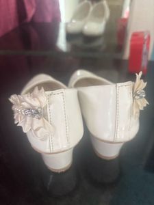 White Heel Shoes For Kids
