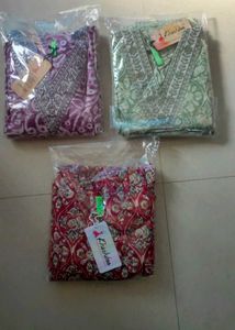 Combo Beautiful Summer Wear Smooth Kurti Sets
