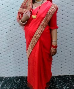 Red Beutiful  Saree