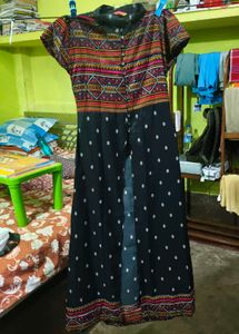 Vishudh A-line Front Cut Long Kurti