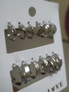 Silver Hoops