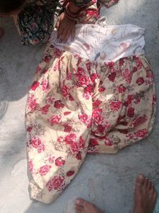 Yellow Printed Kurta