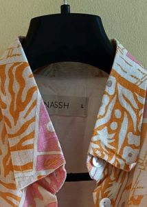 NASSH Printed Button-Down Shirt