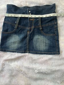 Y2K Denim Mini Skirt