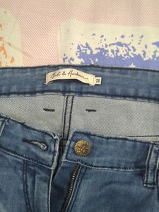Mast And Harbour Skinny Fit Blue Jeans