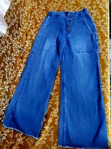 Wide Leg Denim Jeans