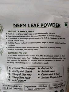 Myherb Neem Leaf Face And Hair Pack Powder