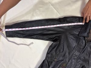 Leather Bomber Jacket