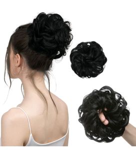 Hair Bun Juda Maker | Elastic Rubber Band Black