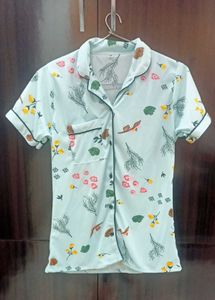 Cute Printed Night Suit Set
