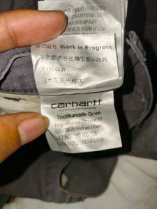 Carhartt WIP &#39;Slim Lear&#39; Ripstop Cargo | Grey