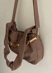 Nude Brown Handbag