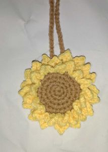 Sunflower Crochet Accessory