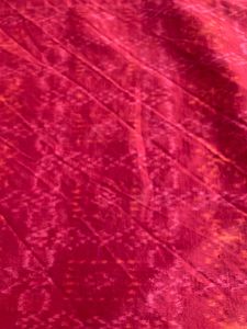 Pure Silk Patola Chevron Woven Fabric