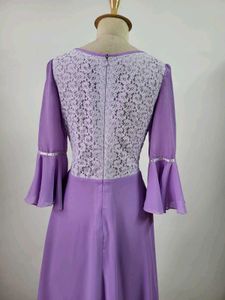 Elegant Lavender Occasion Dress