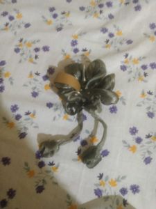 Green Scrunchie with Ribbons