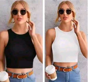 Trendy Crop Top Set