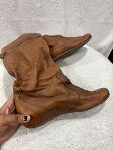 Brown Leather Boots