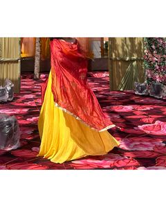 Sweetheart Neckline Padded Anarkali Suit With Pant