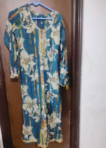 Floral Salwar Kameez Suit dupatta